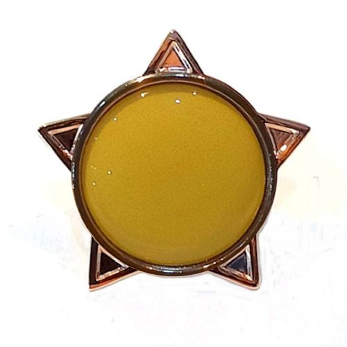 Mustard Yellow star badge